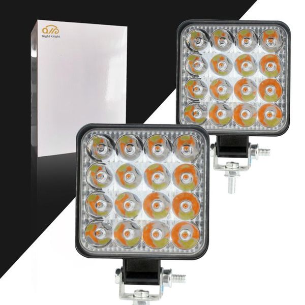 working light night knight 48w two color led work lights bright spotlight 6000k white yellow lamp for car auto motorcycle off-road suv atv
working light night knight 48w two color led work lights bright spotlight 6000k white yellow lamp for car auto motorcycle off-road suv atv