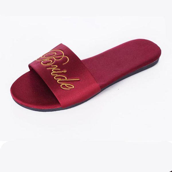 embroidered wedding slippers women non-slip wear-resistant ladies simulation silk dressing gown bride bridesmaid beef t, Black
embroidered wedding slippers women non-slip wear-resistant ladies simulation silk dressing gown bride bridesmaid beef t, Black