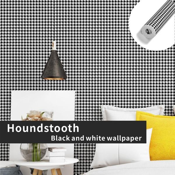 nordic wall paper pvc waterproof houndstooth black and white plaid wallpaper modern simple ins bedroom living room wallpapers
nordic wall paper pvc waterproof houndstooth black and white plaid wallpaper modern simple ins bedroom living room wallpapers