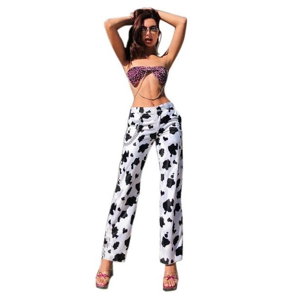 women's pants & capris 2021 dairy cow women printed high waist straight pantalones mjuer fashion ol trouser casual geometric black whit, Black;white
women's pants & capris 2021 dairy cow women printed high waist straight pantalones mjuer fashion ol trouser casual geometric black whit, Black;white
