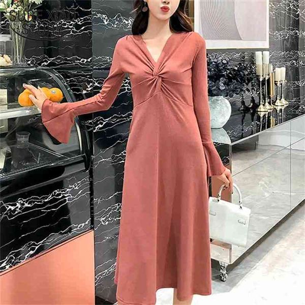 fashion autumn women dress long sleeve winter elegant v collar es clothes 1464 45 210506, Black;gray
fashion autumn women dress long sleeve winter elegant v collar es clothes 1464 45 210506, Black;gray
