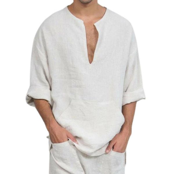 men's casual shirts mens fashion clothing trends 2021 beach shirt v neck standar collar solid color men, White;black
men's casual shirts mens fashion clothing trends 2021 beach shirt v neck standar collar solid color men, White;black