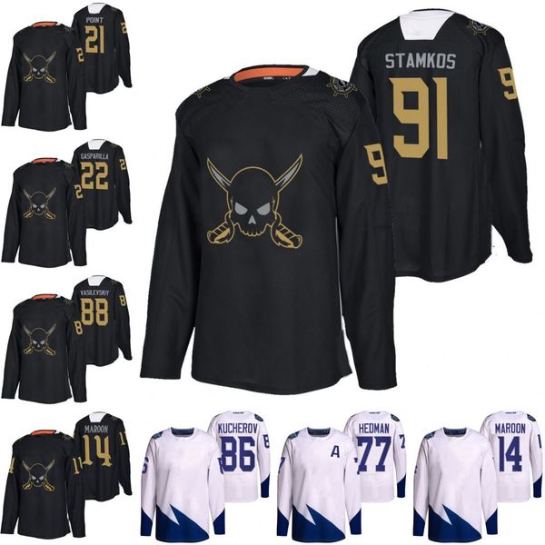 22 gasparilla pirate warmup jersey patrick maroon victor hedman andrei vasilevskiy nikita kucherov brayden point steven stamkos anthony cire, Black;red
22 gasparilla pirate warmup jersey patrick maroon victor hedman andrei vasilevskiy nikita kucherov brayden point steven stamkos anthony cire, Black;red