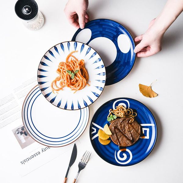 japanese ceramic serving plate set kitchen tableware hand painted shallow deep sushi steak pasta dishes & plates
japanese ceramic serving plate set kitchen tableware hand painted shallow deep sushi steak pasta dishes & plates