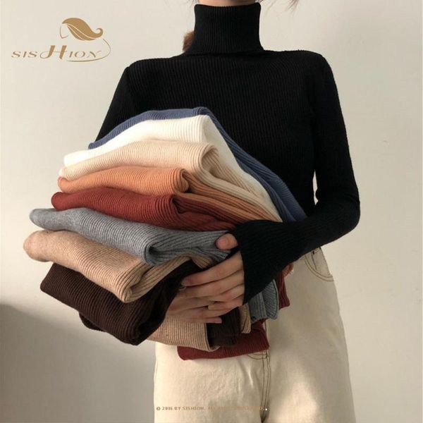 women's sweaters sishion women turtleneck yl0034 autumn winter korean slim pullover basic casual soft knit sweater warm jumper, White;black
women's sweaters sishion women turtleneck yl0034 autumn winter korean slim pullover basic casual soft knit sweater warm jumper, White;black