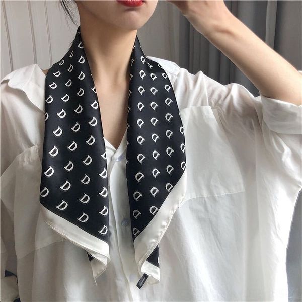oWh 70 70 printed silk ties like small square women's small cravat square silk scarf professional decoration versatile scarf, Black;gray
oWh 70 70 printed silk ties like small square women's small cravat square silk scarf professional decoration versatile scarf, Black;gray