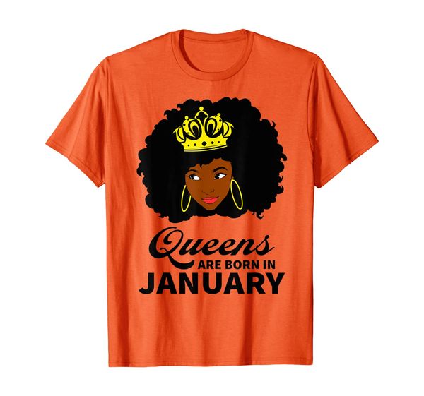 queens are born in january shirt, White;black
queens are born in january shirt, White;black