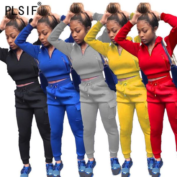 women's tracksuits women set long sleeve hoodies outfits ladies 2 pieces sweatsuit sporty matching suit, Gray
women's tracksuits women set long sleeve hoodies outfits ladies 2 pieces sweatsuit sporty matching suit, Gray