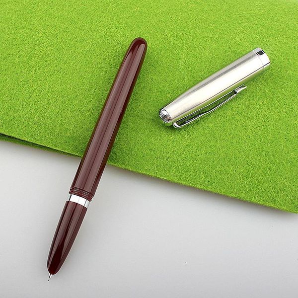 fountain pens jinhao silver clip steel pen with 0.38mm nib ink school supplies
fountain pens jinhao silver clip steel pen with 0.38mm nib ink school supplies