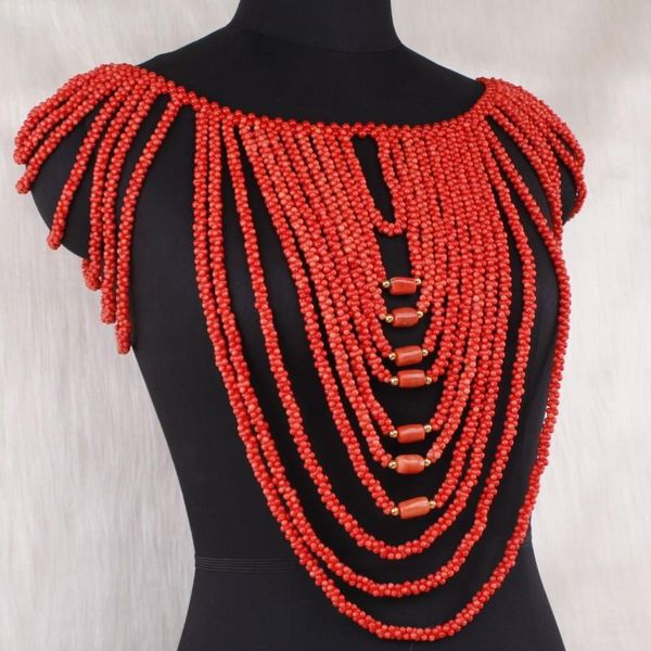 earrings & necklace dudo jewelry 2021 fashionable 100% genuine coral beads set african collar edo bridal wedding nigerian jewellery, Silver
earrings & necklace dudo jewelry 2021 fashionable 100% genuine coral beads set african collar edo bridal wedding nigerian jewellery, Silver