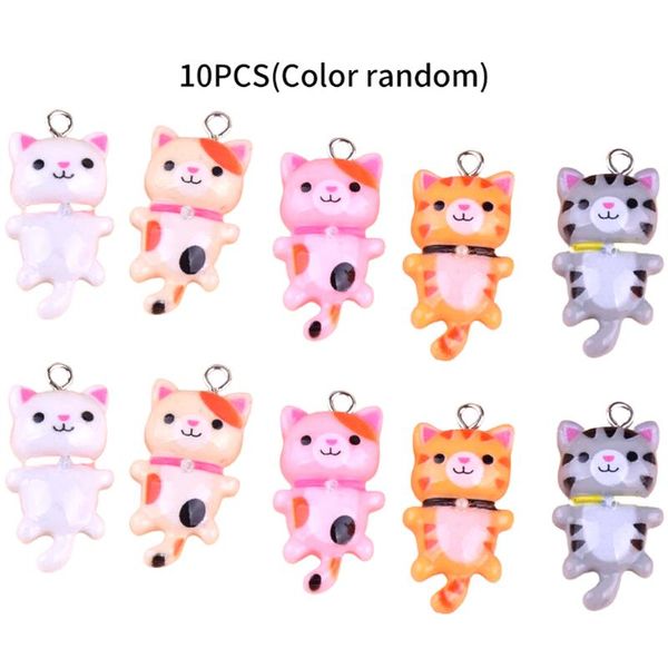 charms 10pcs kawaii craft keychain random color accessories cat charm animal shape resin pendant bracelet for jewelry making earrings, Bronze;silver
charms 10pcs kawaii craft keychain random color accessories cat charm animal shape resin pendant bracelet for jewelry making earrings, Bronze;silver