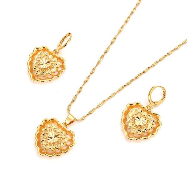 earrings & necklace gold dubai india heart african jewelry set pendant wedding bridal sets for women girl gifts, Silver
earrings & necklace gold dubai india heart african jewelry set pendant wedding bridal sets for women girl gifts, Silver
