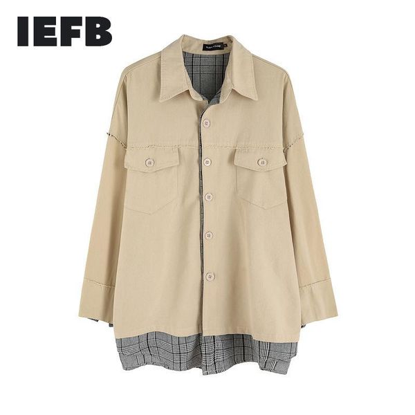 men's jackets iefb /men's clothing harajuku springplaid split fake two-piece jacket male high street trendy loose coat single brea, Black;brown
men's jackets iefb /men's clothing harajuku springplaid split fake two-piece jacket male high street trendy loose coat single brea, Black;brown