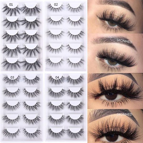 false eyelashes 5 pairs 3d faux mink hair g08~g14 fluffy wispy natural long handmade cruelty-lashes eye makeup extension ``
false eyelashes 5 pairs 3d faux mink hair g08~g14 fluffy wispy natural long handmade cruelty-lashes eye makeup extension ``