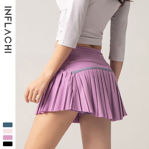 women 2 in 1 pleated skirts running shorts gym fitness quick dry tennis sport yoga short clothes dk09, Black
women 2 in 1 pleated skirts running shorts gym fitness quick dry tennis sport yoga short clothes dk09, Black
