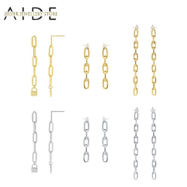 fashion long lock drop earrings geometric ins chain piercing dangle for women fine jewelry pendientes plata 925 & chandelier, Silver
fashion long lock drop earrings geometric ins chain piercing dangle for women fine jewelry pendientes plata 925 & chandelier, Silver