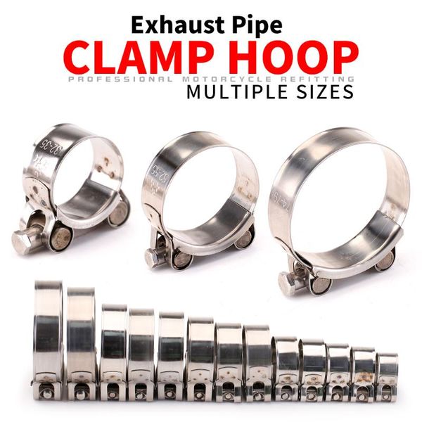 motorcycle exhaust system special stainless steel clamp for pipe, fixed ring, pipe clamp, a variety of specifications available
motorcycle exhaust system special stainless steel clamp for pipe, fixed ring, pipe clamp, a variety of specifications available