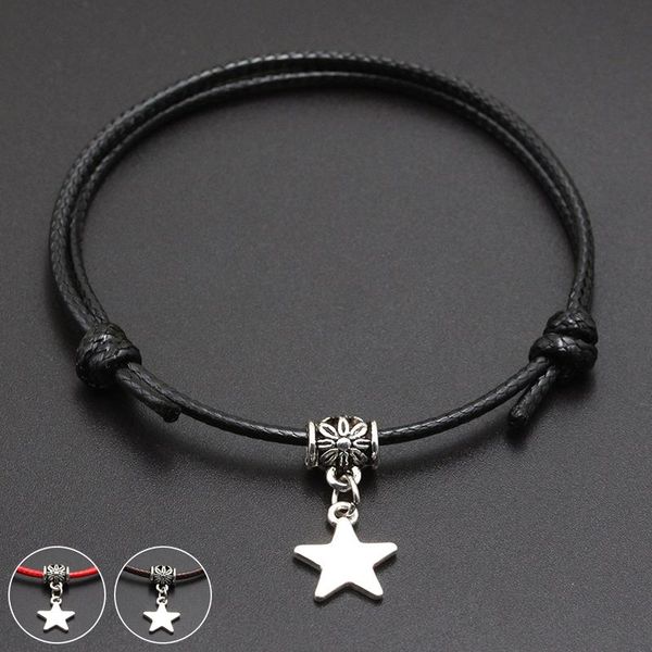 charm bracelets 2021 cute star pendant red thread string bracelet lucky black coffee handmade rope for women men jewelry, Golden;silver
charm bracelets 2021 cute star pendant red thread string bracelet lucky black coffee handmade rope for women men jewelry, Golden;silver