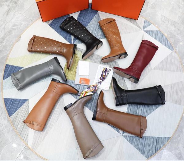 2021 luxury designer women jumping boots box calfskin knee boot leather sole leathers laminated heel autumn winter a1 unique craftsmanship c, Black
2021 luxury designer women jumping boots box calfskin knee boot leather sole leathers laminated heel autumn winter a1 unique craftsmanship c, Black