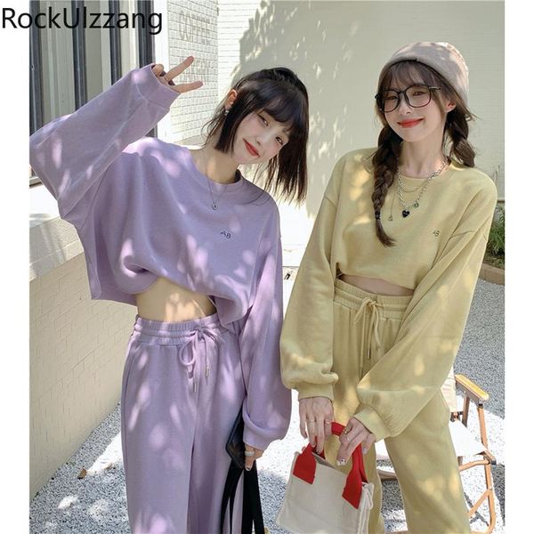 women's two piece pants set fall long sleeve outfit crop pullover sweatshirt and jogger pant suit sweatpant streetwear casual tracksuit, White
women's two piece pants set fall long sleeve outfit crop pullover sweatshirt and jogger pant suit sweatpant streetwear casual tracksuit, White