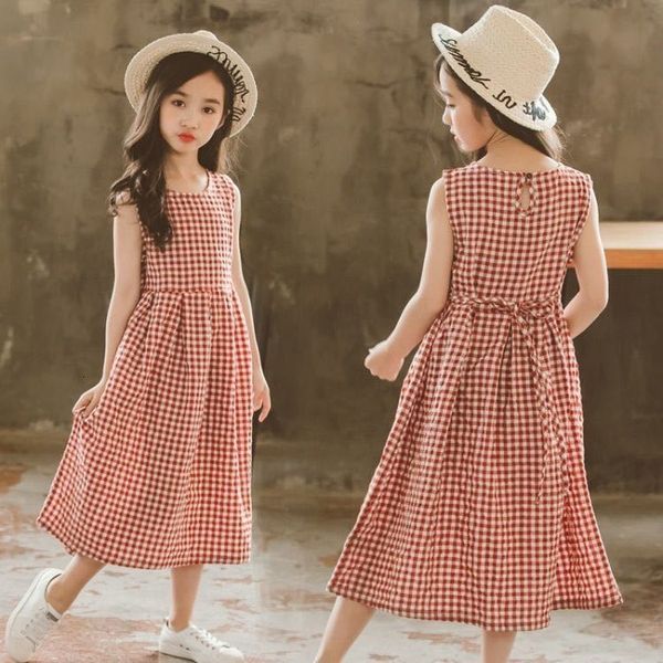 girls' dresses teen mid-calf for girls fashion red plaid party baby girl o-neck kids summer casual cotton es school, Red;yellow
girls' dresses teen mid-calf for girls fashion red plaid party baby girl o-neck kids summer casual cotton es school, Red;yellow