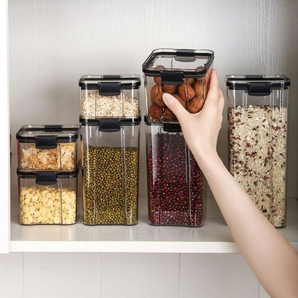 storage bottles & jars jar powder clear container covered food box keep fresh stickers reusable kitchen sealed with lid home flour cere
storage bottles & jars jar powder clear container covered food box keep fresh stickers reusable kitchen sealed with lid home flour cere