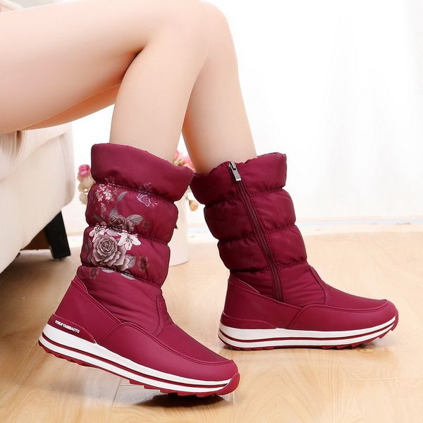 boots winter snow women's high-tube plus size cotton shoes all-match flat-bottom non-slip warmth and veet platform boots, Black
boots winter snow women's high-tube plus size cotton shoes all-match flat-bottom non-slip warmth and veet platform boots, Black