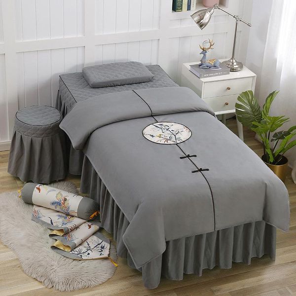 chinese painting 4 pcs beauty salon bedding set bed linens bedspread massage spa pillowcase stoolcover duvet cover sets
chinese painting 4 pcs beauty salon bedding set bed linens bedspread massage spa pillowcase stoolcover duvet cover sets