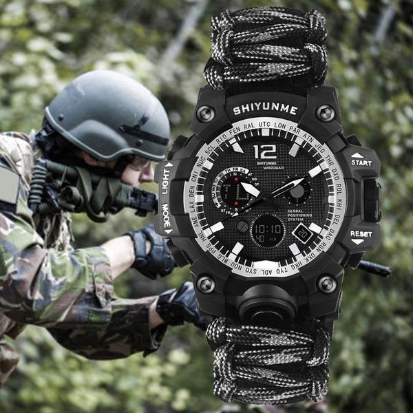 wristwatches shiyunme g style men sports watch quartz dual display watches led digital clock military waterproof orologio da uomo, Slivery;brown
wristwatches shiyunme g style men sports watch quartz dual display watches led digital clock military waterproof orologio da uomo, Slivery;brown