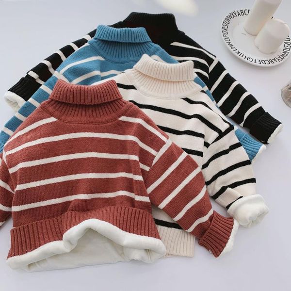 toddler boys sweaters autumn winter thicken plus velvet sweater for kids clothes arrival casual stripes baby pullover cardigan, Blue
toddler boys sweaters autumn winter thicken plus velvet sweater for kids clothes arrival casual stripes baby pullover cardigan, Blue