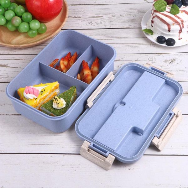 dinnerware sets 1pc wheat straw bento box divided sealed with spoon and chopsticks (blue)
dinnerware sets 1pc wheat straw bento box divided sealed with spoon and chopsticks (blue)