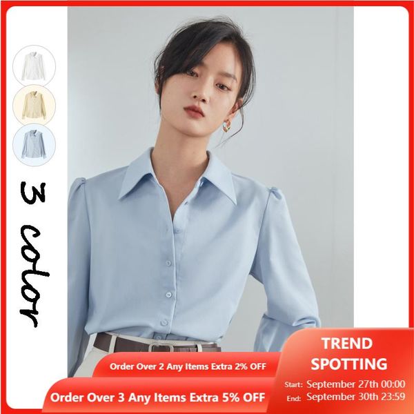 women's blouses & shirts fansilanen puff sleeve vintage spring blouse shirt women blue elegant office ladies female casual white button
women's blouses & shirts fansilanen puff sleeve vintage spring blouse shirt women blue elegant office ladies female casual white button