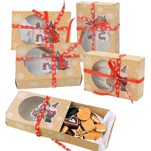 gift wrap 6pcs european kraft paper box with ribbon christmas snowflake cookies candy for year xmas party home decor navidad gifts
gift wrap 6pcs european kraft paper box with ribbon christmas snowflake cookies candy for year xmas party home decor navidad gifts