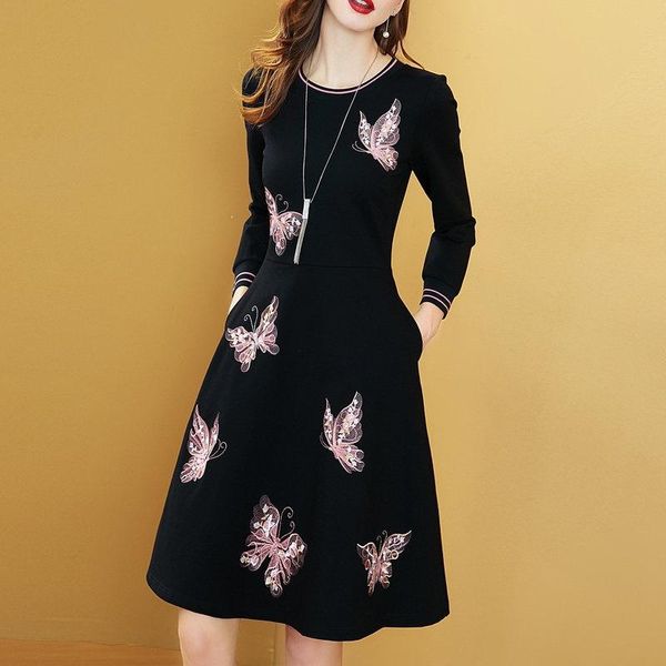 casual dresses ff1733, Black;gray