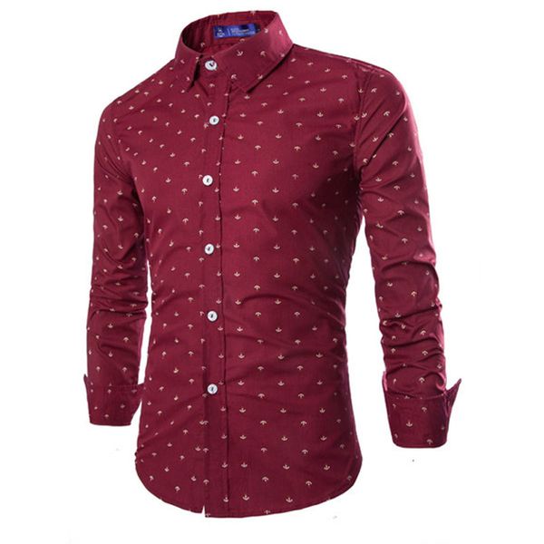 men's casual shirts fashion british leisure anchor printing men long sleeve base shirt mens clothing evening white d9, White;black
men's casual shirts fashion british leisure anchor printing men long sleeve base shirt mens clothing evening white d9, White;black