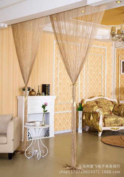 curtain & drapes 200x100cm luxury silver silk flash line shiny tassel string door curtains living room divider home decoration cortinas
curtain & drapes 200x100cm luxury silver silk flash line shiny tassel string door curtains living room divider home decoration cortinas