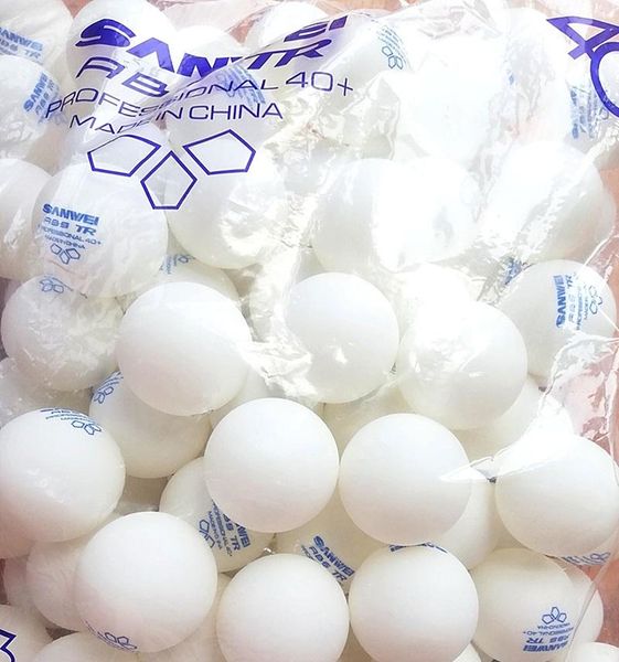 table tennis balls 100 sanwei 3-star tr abs material plastic 40+ training original ball poly pong
table tennis balls 100 sanwei 3-star tr abs material plastic 40+ training original ball poly pong