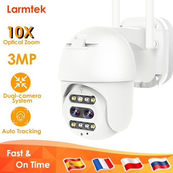 cameras 3mp ip camera wifi security cctv dual-lens color night vision 10x optical zoom tracking ip66 outdoor surveillance
cameras 3mp ip camera wifi security cctv dual-lens color night vision 10x optical zoom tracking ip66 outdoor surveillance