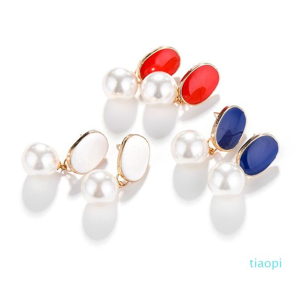 dangle & chandelier romantic round simulated pearl drop earrings for women trendy enamel alloy design christmas party wedding earring gift, Silver
dangle & chandelier romantic round simulated pearl drop earrings for women trendy enamel alloy design christmas party wedding earring gift, Silver