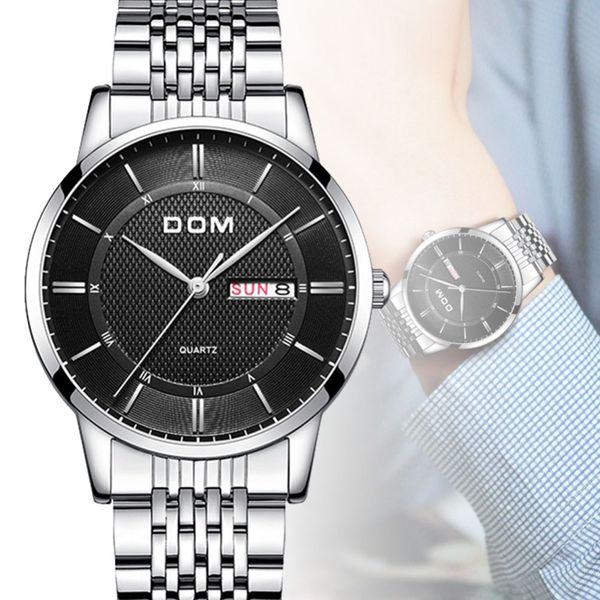 men's watches fashion business quartz wristwatch full steel band date waterproof relogio masculino black waches, Slivery;brown
men's watches fashion business quartz wristwatch full steel band date waterproof relogio masculino black waches, Slivery;brown