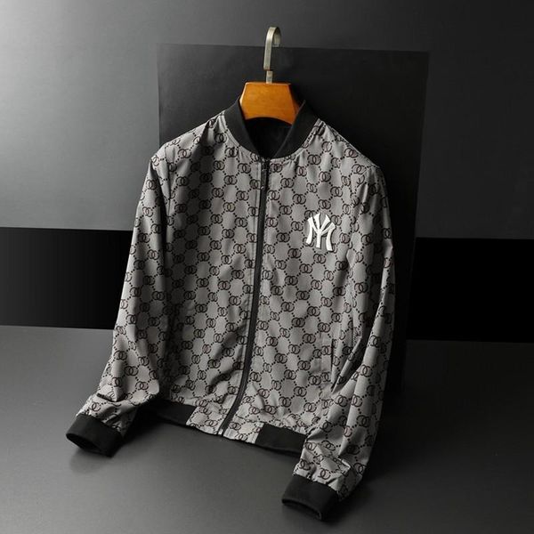 men's jackets boutique spring and autumn baseball collar jacket personalized wear, Black;brown
men's jackets boutique spring and autumn baseball collar jacket personalized wear, Black;brown