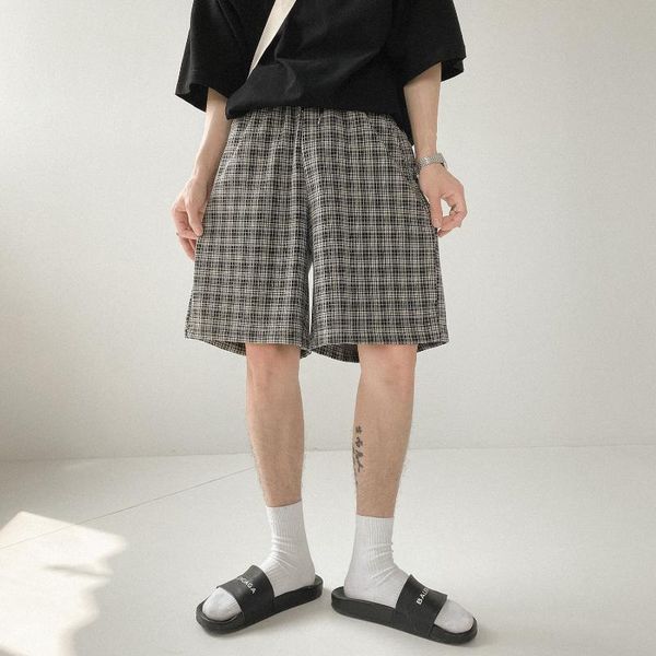 men's shorts plaid loose wild wide-leg casual five-point pants summer korean version of the trend ins straight, White;black
men's shorts plaid loose wild wide-leg casual five-point pants summer korean version of the trend ins straight, White;black