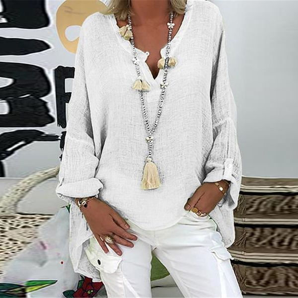 spring autumn v-neck solid color cotton shirts for women long sleeve loose tees shirts female 2021 women blouses, White
spring autumn v-neck solid color cotton shirts for women long sleeve loose tees shirts female 2021 women blouses, White