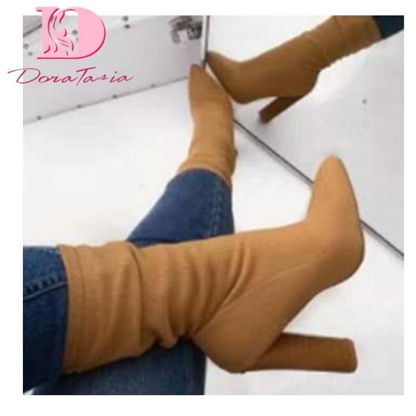 boots doratasia big size 34-43 ladies ins thick high heels pointed toe ankle women 2021 fashion party ol shoes woman, Black
boots doratasia big size 34-43 ladies ins thick high heels pointed toe ankle women 2021 fashion party ol shoes woman, Black