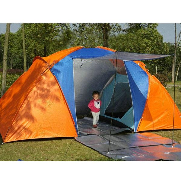 tents and shelters 5-8 person large camping tent double layer waterproof two bedrooms travel for family party fishing 420x220x175cm
tents and shelters 5-8 person large camping tent double layer waterproof two bedrooms travel for family party fishing 420x220x175cm