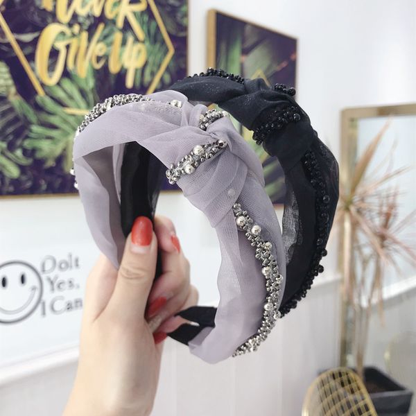 korea fashion accessories headband women's lace mesh pearl chain hole knot twist wide edge hairband jewelry for girl, Golden;white
korea fashion accessories headband women's lace mesh pearl chain hole knot twist wide edge hairband jewelry for girl, Golden;white