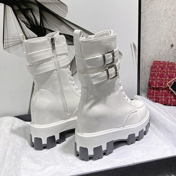 winter women's mid-calf boots 2021 candy color patent leather shoes autumn high heel motorcycle for woman warm, Black
winter women's mid-calf boots 2021 candy color patent leather shoes autumn high heel motorcycle for woman warm, Black