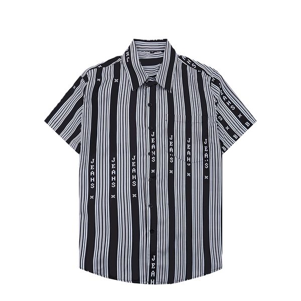 2022 fashion summer designer men casual short sleeve hawaiian beach loose shirts zebi, White;black
2022 fashion summer designer men casual short sleeve hawaiian beach loose shirts zebi, White;black