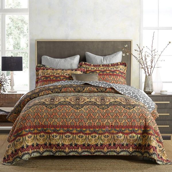 comforters & sets cotton bedspread quilt set 3pcs bohemian style quilts bed cover pillow shams king queen size quilted coverlet summer blank
comforters & sets cotton bedspread quilt set 3pcs bohemian style quilts bed cover pillow shams king queen size quilted coverlet summer blank