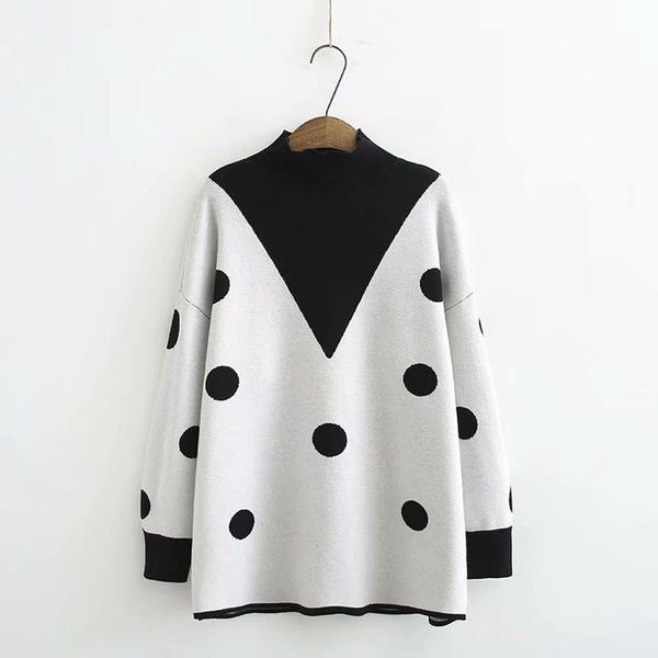 women's sweaters plus size 2xl-4xl knitted oversized pullover casual women and pullovers sweater, White;black
women's sweaters plus size 2xl-4xl knitted oversized pullover casual women and pullovers sweater, White;black